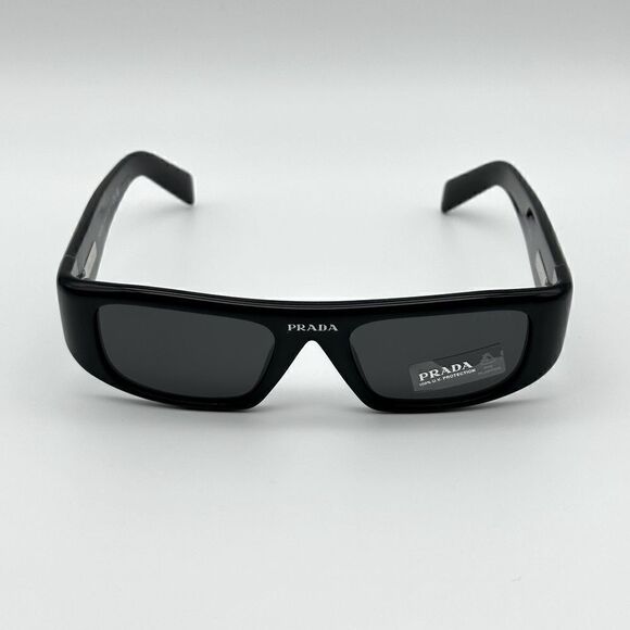 PRADA Sunglasses PR20WS 1AB5S0 Black/Dark Grey Women NEW - Picture 3 of 13